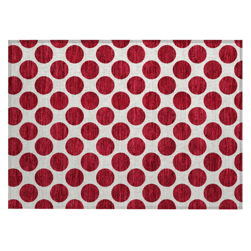 Chayden rug with non-slip backing, Rectangle 1 pi 8 po x 2 pi 6 po