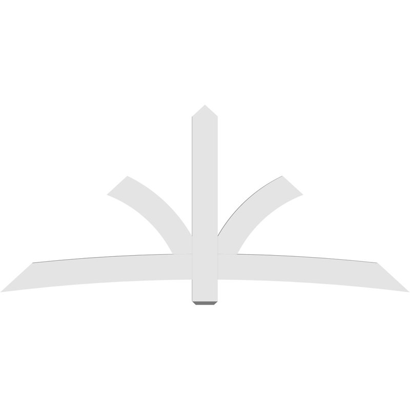 Support pour pignon Davenport, H 44 po x l 96 po (pas: 11/12), P 2 po x F 6 po, PVC