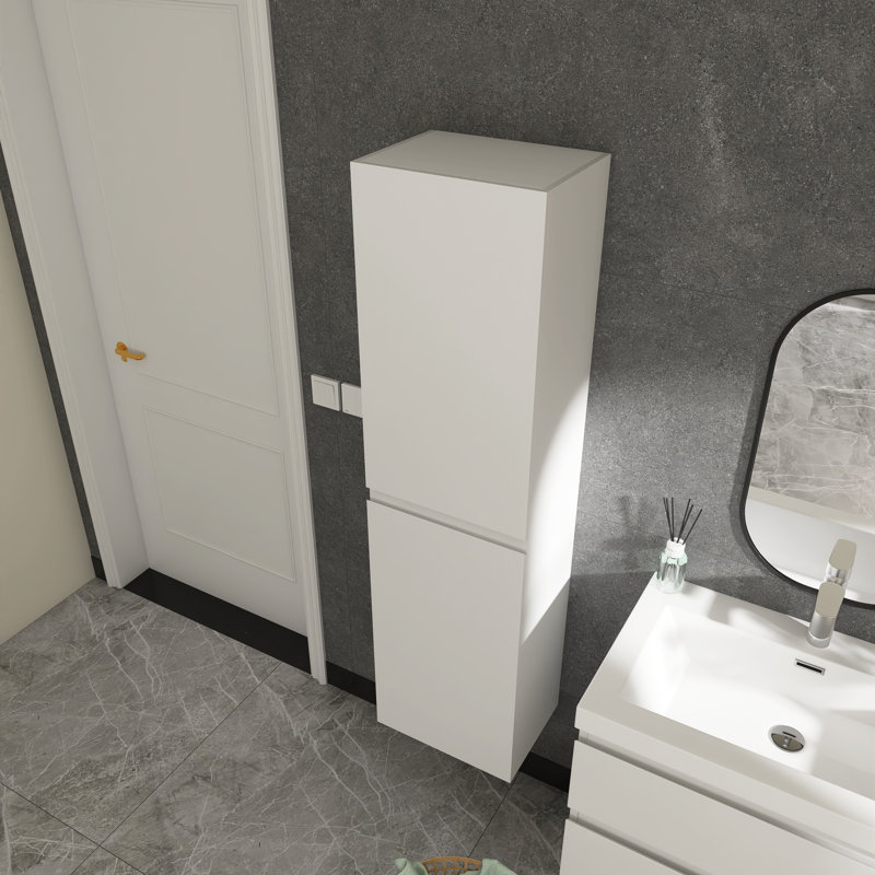 Juster Bathroom Cabinet, White