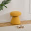 Petit repose-pieds pivotant à 360 ° en forme de champignon à rembourrage doux, tabouret de changement de chaussures, tabouret de maquillage pour coiffeuse d'une hauteur de 27 à 28 po-460273655