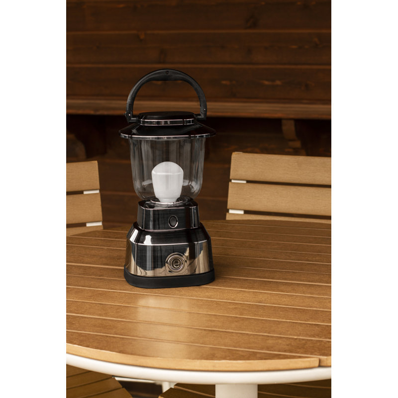 Nickel-Plated Water-Resistant Dimmable LED Lantern