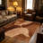 Brown Beige Abstract Wave carpet-easy to clean, machine-washable, soft and comfortable; suitable for door mats, kitchens, living rooms, bedrooms, corridors, and laundry areas. Easy to clean, durable carpet for home decoration.-739984658