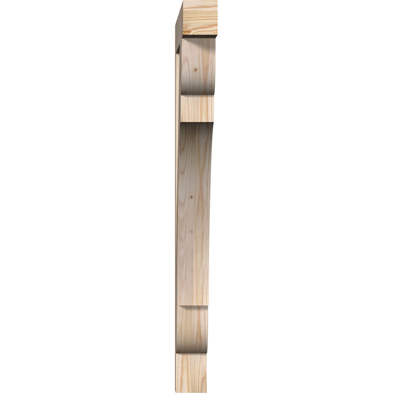 Support de bloc olympique, H 42 po x P 30 po, Sapin Douglas de 3 1/2 po (lisse)