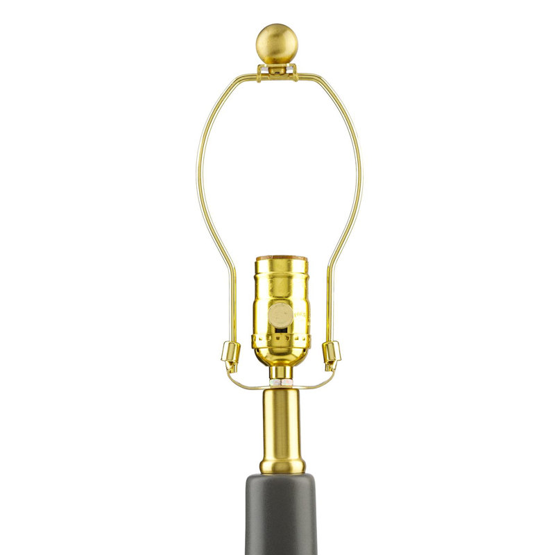 Kelline Ceramic Table Lamp, Gray