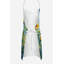 Tablier caniche blanc avec tournesols