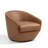 Aunna Faux Leather Swivel Barrel Chair-107097249