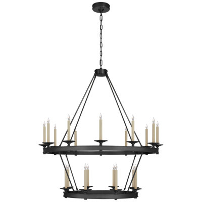 Chapman & Myers Launceton Two Tiered Chandelier