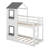 Bunk Bed With Roof, Window, Guardrail, Ladder-357218318