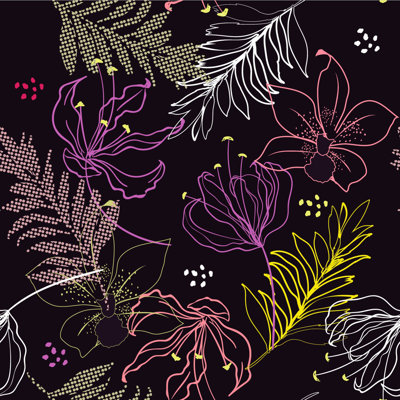 Rouleau de papier peint L 18,75 pi x l 25 po Brightly Leaves