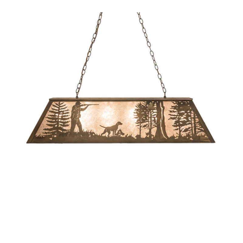 Quail Hunter W/Dog 6 - Light Pendant
