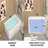 43" Acrylic Freestanding Bathtub ,Spacious Rectangle Shape, Gloss White Finish, Chrome Overflow & Pop-Up Drain