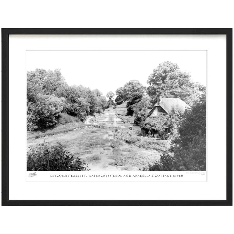 Letcombe Bassett, Watercress Beds And Arabella's Cottage C1960 by Francis Frith - Single Picture Frame Print