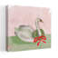 «The Swan's Gift», art mural automne contemporain abstrait rustique-129001268