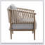 Chaise avec accoudoirs d'appoint
