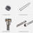 Cubic Single Hole Bathroom Faucet with Optional Drain Assembly-48024400-116469082