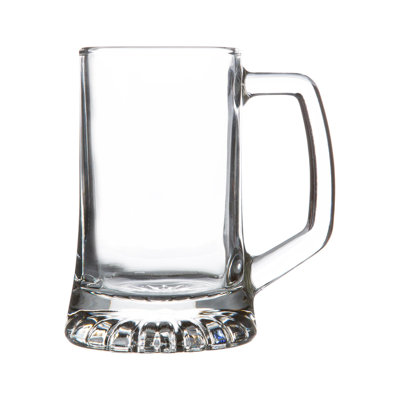 Stern 290ml Glass Beer Mug Set