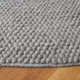 Elle Handmade Silver Rug