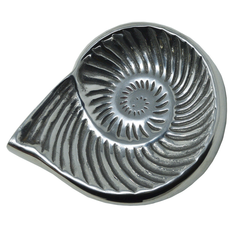 Pewter Nautilus Dish