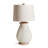 Ainsley White Ceramic Table Lamp 20 in.