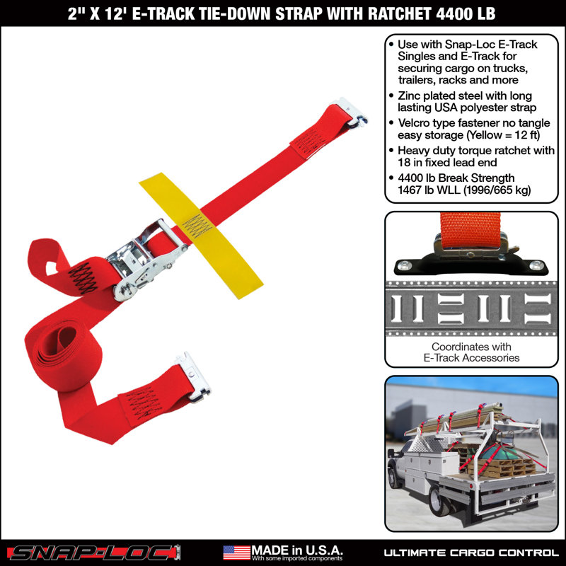 E-strap Foot Ratchet with Storage Fastener