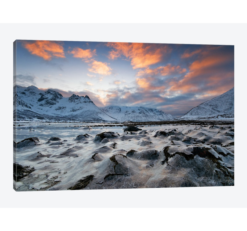 « cold matinée », reproduction de photo sur toile, H 26 po x l 40 po x P 1,5 po, Toile tendue