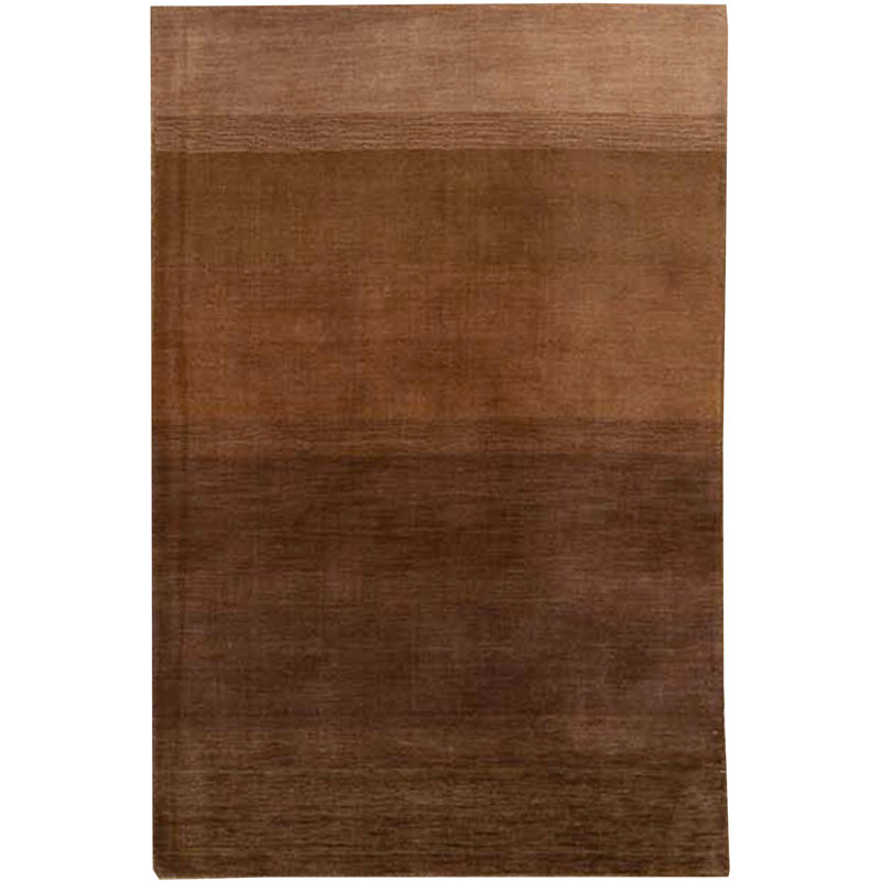 Tapis brun de haute qualité noué à la main