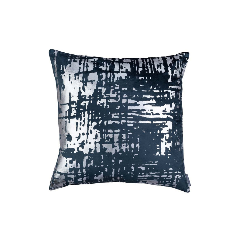 Moderne Velvet Square Pillow Cover & Insert, Teal