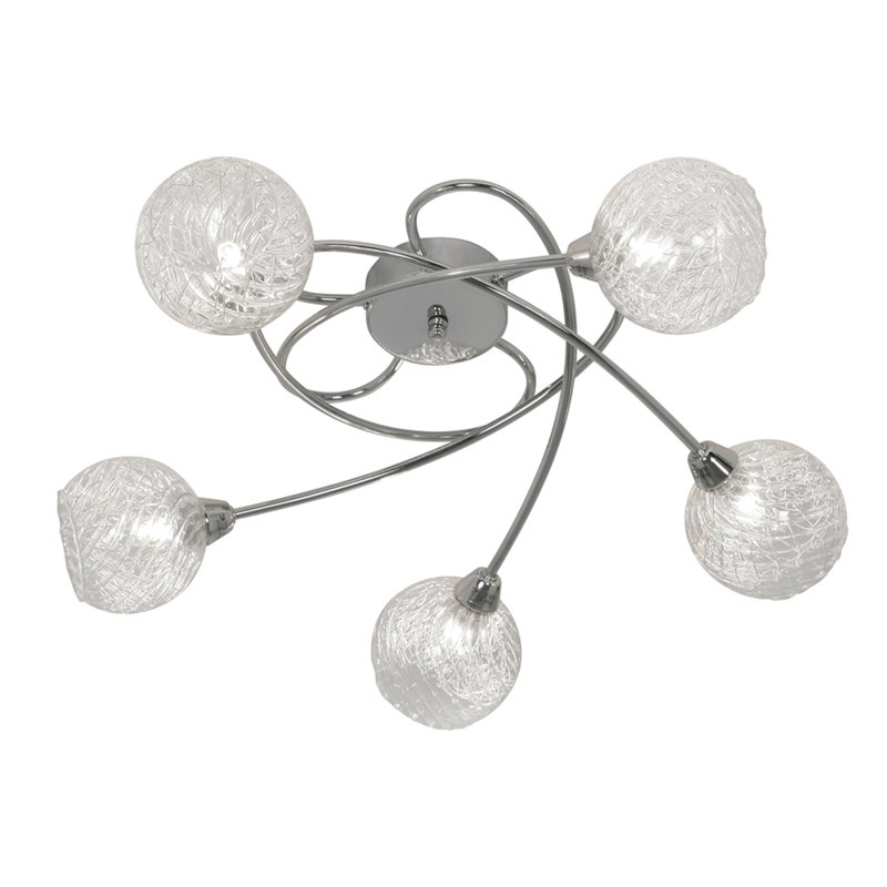 Tarn Semi Flush Mount, Chrome