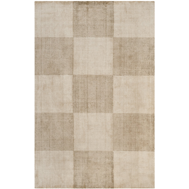 Tapis ivoire / gris Balfor, Rectangle 9 pi x 12 pi