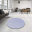 Tapis décoratif bleu clair à chevrons perz-780708233