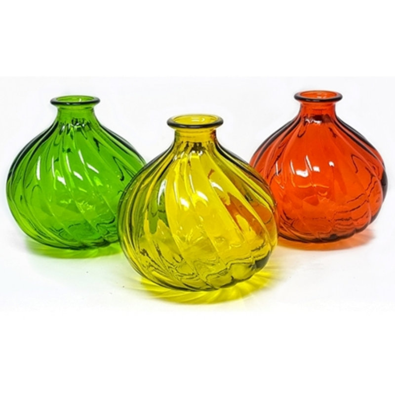 Leonardo Glass Table Vase, Lime