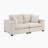 Veronneau 84" Modern & Contemporary Chenille 2-Seater Loveseat with Matching Accent Pillows