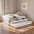 Platform Bed With Trundle, 2 Drawers And Power Strip-1679597951-1679597950