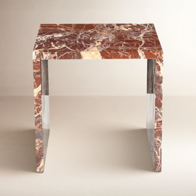 Peony Kelly Marble Accent Table