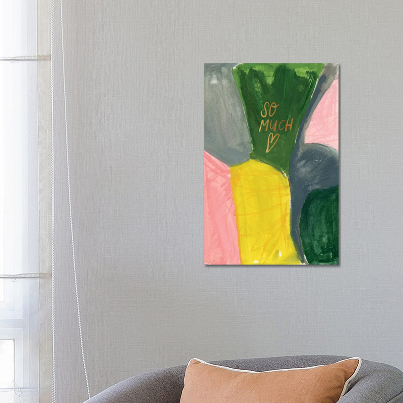 Painterly Color Block by Joy Ting - Wrapped Canvas Gallery-Wrapped Canvas Giclée, 66.04 cm H x 45.72cm W