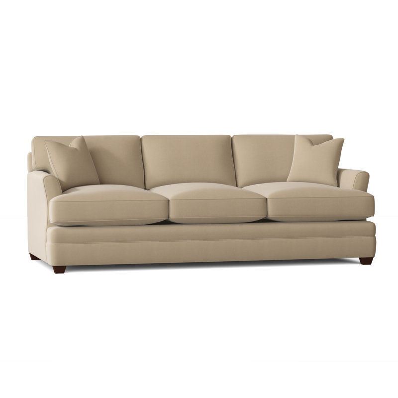 Harriss Upholstered 91'' Sofa, Bayou Stone Canvas