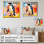 Charme de parade de pingouin - art mural pingouin-659648667-659648664
