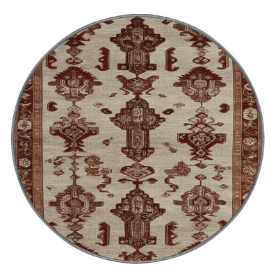 Machine Washable Art Deco Gray Area Rug