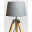 Solid Wood Tripod Lamp