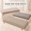 Coussin de banc antidérapant de 3 pouces de hauteur avec passepoil double et 2 attaches pour sièges de fenêtre-320883985-320884034