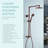 Fennocasa Polaris Rain Shower System, 8” Rainfall Shower Head, 1.8 GPM-99123522