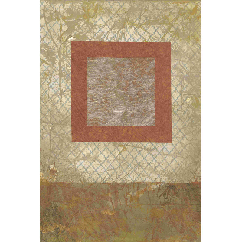 «Rustic Collage», impression sur toile tendue, H 18 po x l 12 po