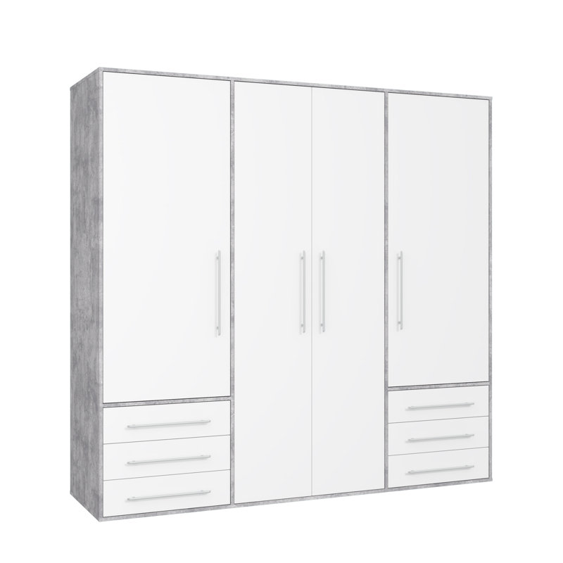 Michayla 4 Door Wardrobe