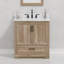 Meuble-lavabo simple 30 po avec comptoir en marbre, évier et dosseret Retford pré-assemblé Retford-1748392086