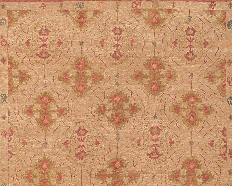 Samkara Hand Woven Wool Oriental Area Rug, Rectangle 9' x 12'