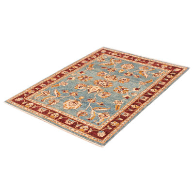 One-of-a-Kind 5' X 6'5" New Age Wool Area Rug in