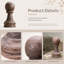 Figurines et sculptures abstraites vieillies