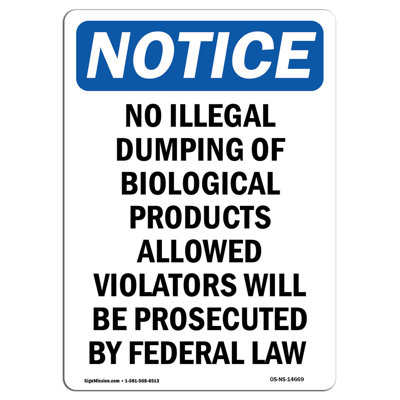 No Dumping Sign
