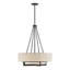 Luminaire suspendu 4 lumières Brentwood en noir mat-863481747