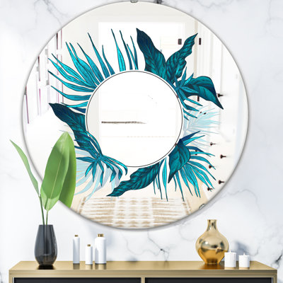 Miroir d'appoint tropical